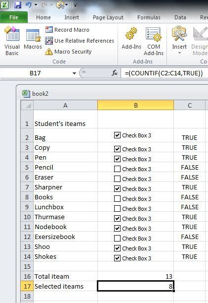 Image result for Create a Checklist in Excel