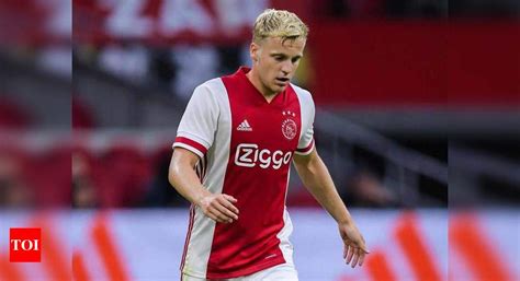 Man United sign Ajax midfielder Van de Beek on five-year deal ...