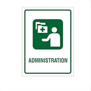 ISEE 360® Administration Health Advisory Wall Sign Sticker for Office ...