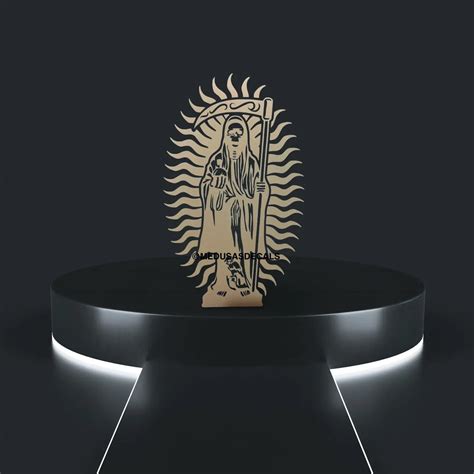 LA SANTA MUERTE WITH OWL AT THE FEET DECAL - TikTok Shop