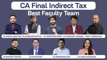 CA Final IDT Classes | Best Faculty for CA Final Indirect Tax (GST & C ...