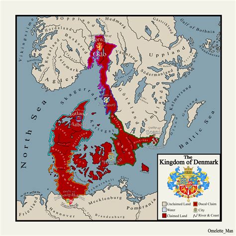 El Mapa Del Reino De Dinamarca Antiguo Mapa De DINAMARCA DENMARK