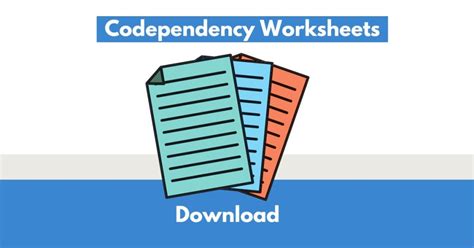 Image result for Codependency Worksheets Free Printable