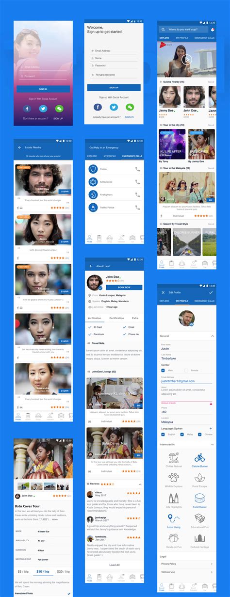 Adobe XD UI Mobile Tutorial 的图像结果