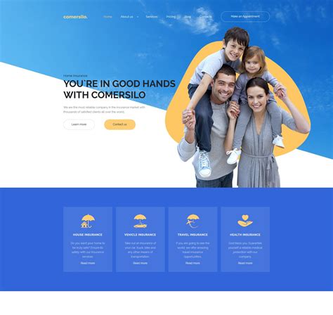 Insurance Web Design 的图像结果