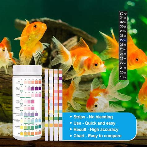 9-IN-1 Aquarium Test Strips 100PCS - Water Test Kit for Freshwater ...