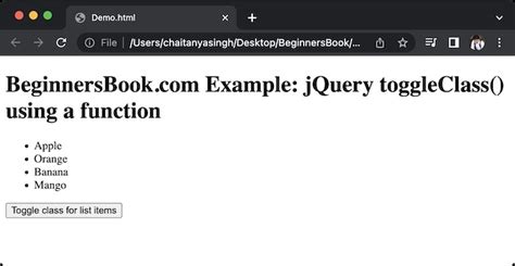 Image result for jQuery toggleClass