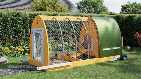 4x12 Greenhouse Style Chicken Coop Plan For 8 Chickens - Easy Coops™