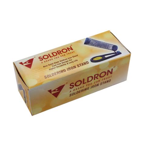 SOLDRON Premium Soldering Iron Stand ET11389 – EMERGING TECHNOLOGIES