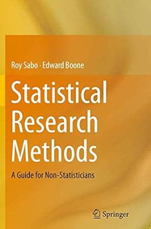Buy Statistical Research Methods: A Guide for Non-statisticians Book ...