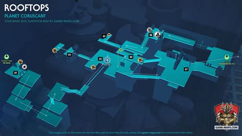 Coruscant Map for Star Wars Jedi Survivor