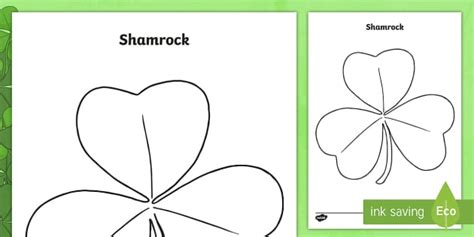 Shamrock Template | St Patrick’s Day | Twinkl Resources