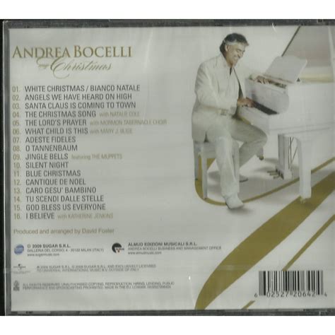 My christmas by Andrea Bocelli, CD with libertemusic - Ref:117748088