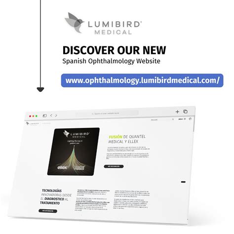 🖥️ SPANISH OPHTHALMOLOGY WEBSITE 🇪🇸 | Lumibird Medical