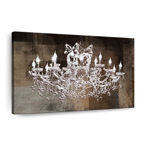 House of Hampton® Old Crystal Chandelier Canvas Print - Wrapped Canvas ...