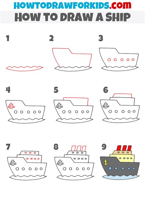 How To Draw A Sailing Ship Step By Step Easy at Robert Mulkey blog