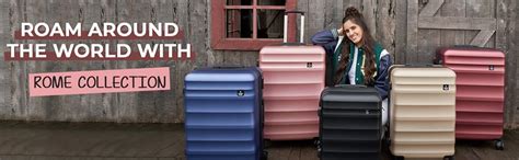 Buy Nasher Miles Rome Polycarbonate 75 cms Small - Rose Gold, Medium ...