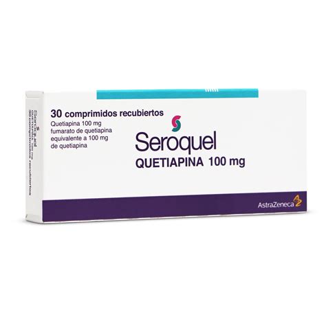 Seroquel Quetiapina 100 mg 30 Comprimidos Recubierto | Cruz Verde
