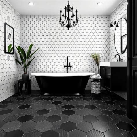 15 Hexagon Tile Bathroom Ideas To Transform Your Space