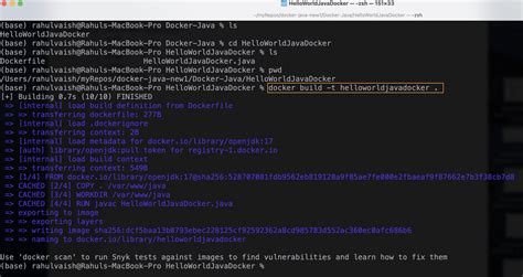 Java Techie Docker 的图像结果