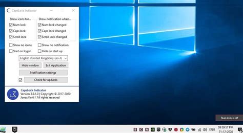 Image result for Caps Lock Notification Windows 1.0