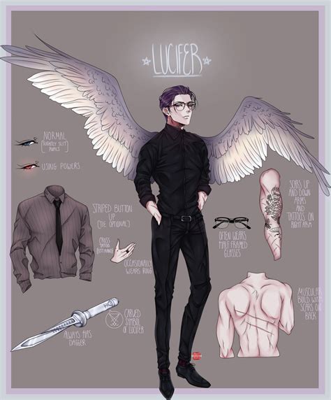 Lucifer Ref Sheet by Kouuji on DeviantArt