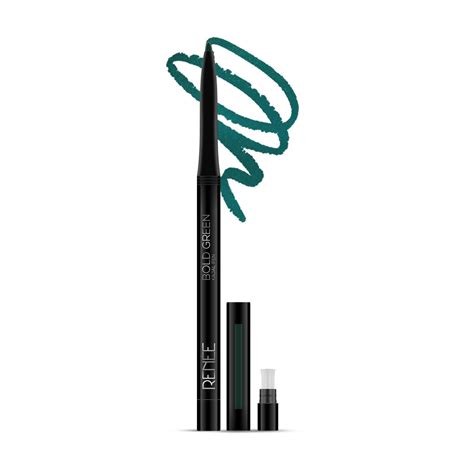 RENEE Bold Green Kajal Pen with Sharpener, 0.35g – Renee Cosmetics
