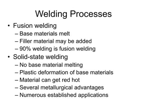 Image result for Fusion Welding Example