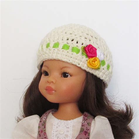 Doll Crochet Straw Hat Pattern Tutorial 的图像结果