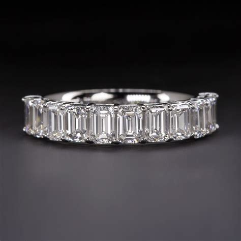 emerald cut wedding band
