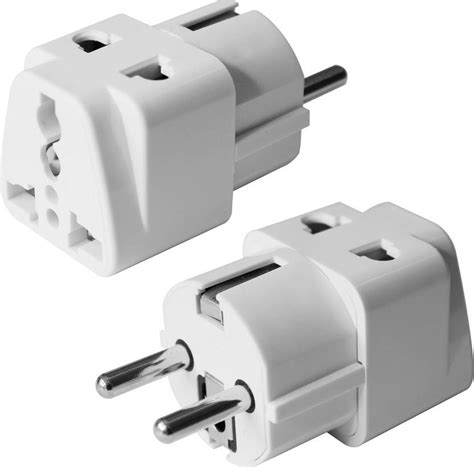 MX Conversion Plug Europe type Schuko Plug to Universal Socket and 2 ...