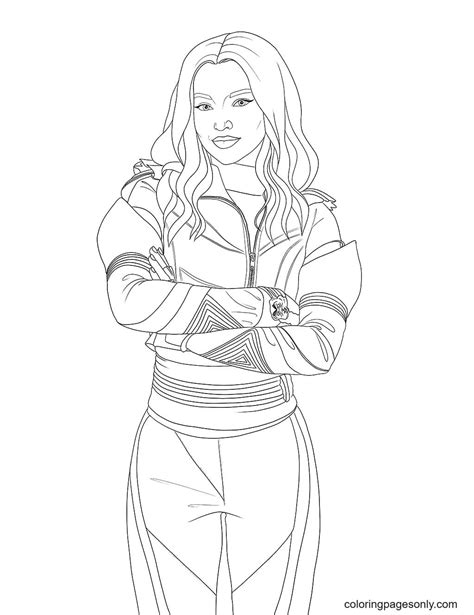 Mal and Evie Coloring Pages - Free Printable PDF & Online Coloring