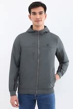 Buy Men Grey Solid Full Sleeves Casual Jacket Online - 39761139 | Allen ...