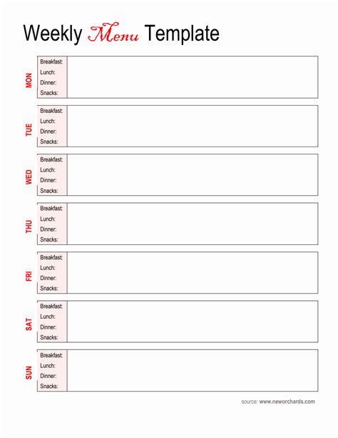 This Week Menu 的图像结果