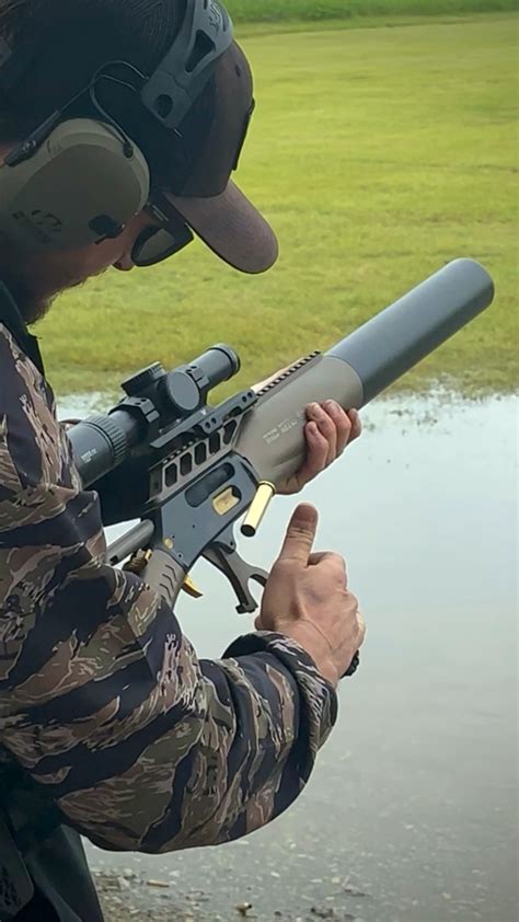 Integrally Suppressed .45-70 Lever Action by Wren Metal Works w/ Ranger ...
