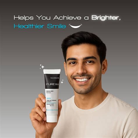 PUREXA Charcoal & Baking Soda Whitening Toothpaste 100g - PUREXA Oral Care