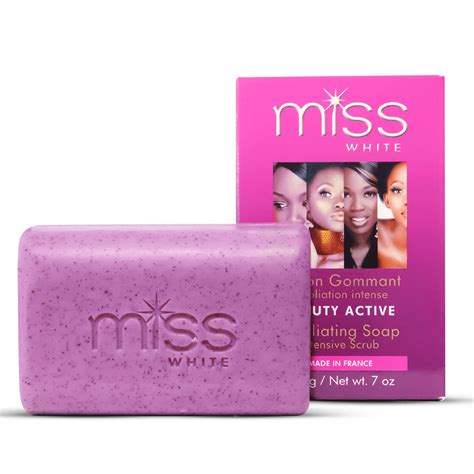 Fair And White Miss White Exfoliating Soap Beauty Active 7 | Desertcart ...
