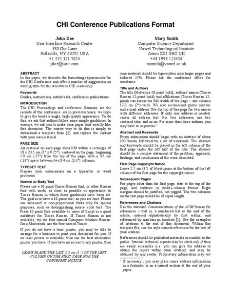 Image result for ACM Format Sample Paper PDF