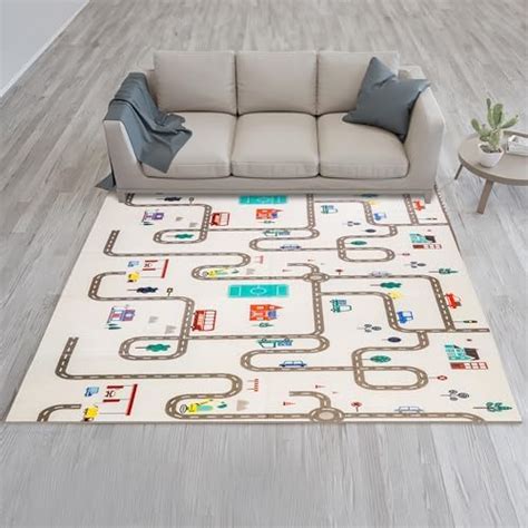 Buy LuvLap Cityscape Double Sided Water Proof Baby Play Mat, Multicolor ...