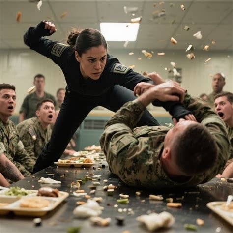 Four Recruits Surrounded Her in the Mess Hall — 45 Seconds Later, They ...