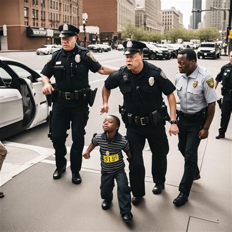 Multiple Down syndrome cop man arresting black peoples - AI Generated ...