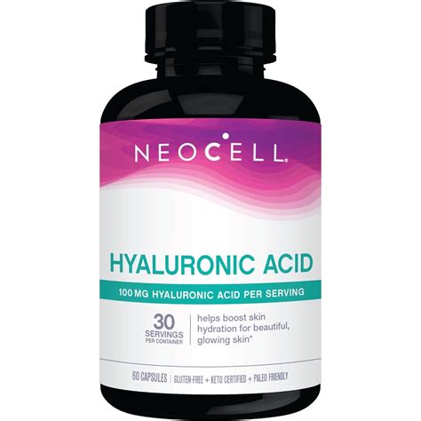 Neocell Hyaluronic Acid Tablets 100 Mg, 60 Count : Amazon.in: Health ...
