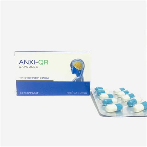 Anxi Qr Capsule | Nisarg Pharma | Ayurvedic Herbal PCD Company list