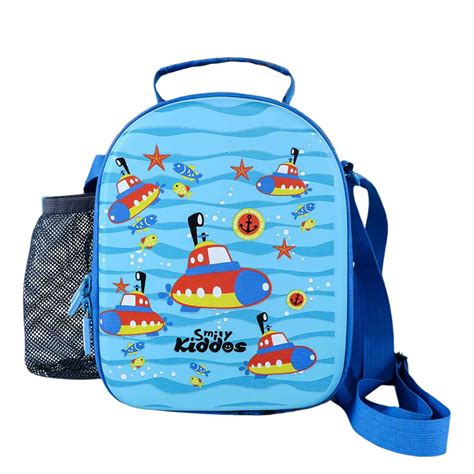 Hardtop Eva Lunch Bag - Submarine Theme - Light Blue – Smily Kiddos