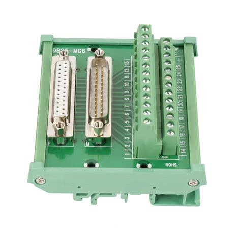 Hyuduo DIN Rail Mount Interface Module, Breakout Board DB25 India | Ubuy