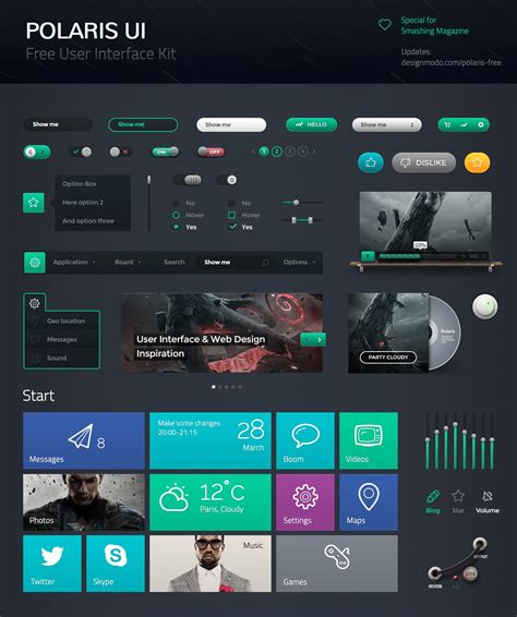 Best 32+ Free Psd Freebie Ui Kit
