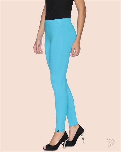 Viscose Ankle Legging - Swimming Pool