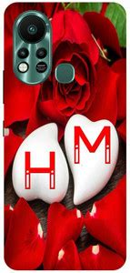 JUGGA Back Cover for Infinix Hot 11S, X6812, H LOVES M NAME,H NAME, M ...