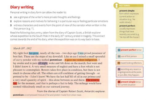 Diary Writing - Sample | PDF