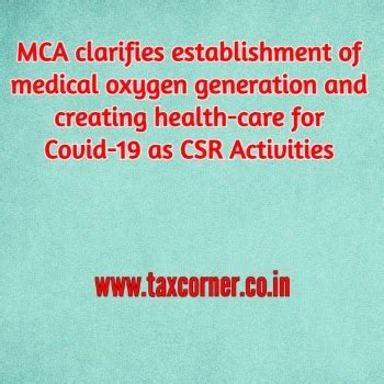 MCA clarifies establishment of medical oxygen generation and creating ...
